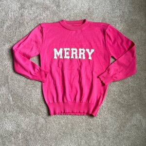 Pink 'Merry' Sweater